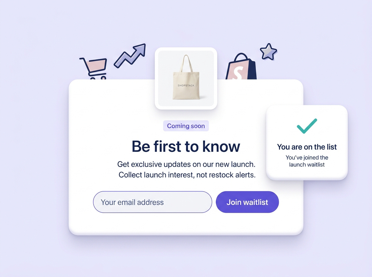 Build an interested audience before a product launches.