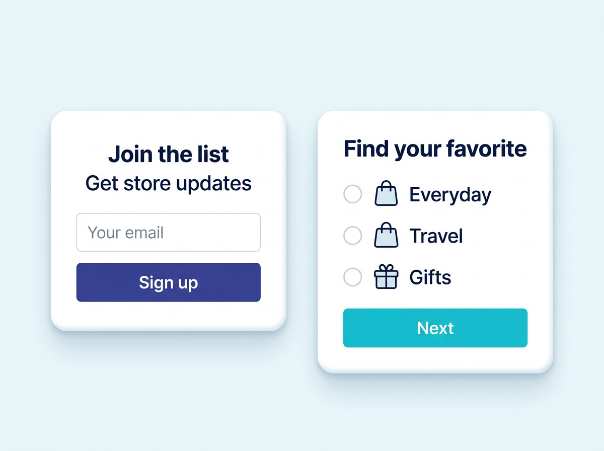 Start a conversation and help shoppers choose.